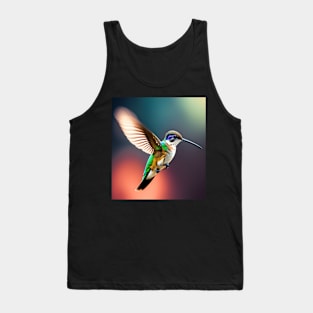 Witch Hummingbird Flying Air Bending Tank Top